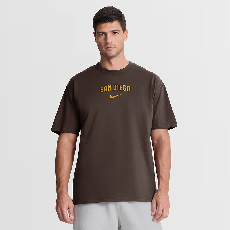 Men's Nike Brown San Diego Padres City Name Max90 T-Shirt