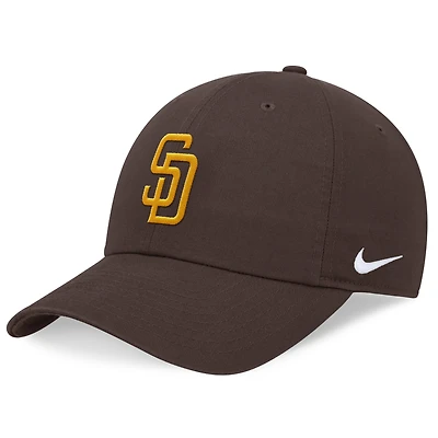 Casquette réglable Nike marron San Diego Padres Club pour homme