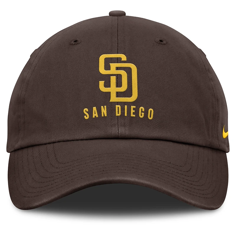 Men's Nike Brown San Diego Padres Club Adjustable Hat