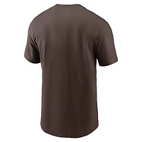Men's Nike Brown San Diego Padres Cooperstown Collection T-Shirt