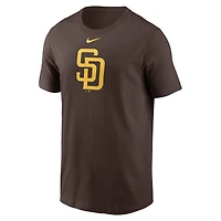T-shirt Nike marron San Diego Padres Fuse à grand logo pour homme