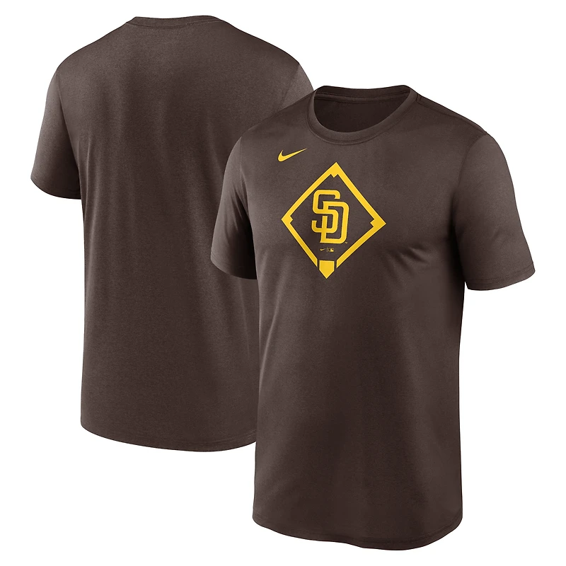 T-shirt Nike marron Icon Legend Performance pour homme des Padres de San Diego