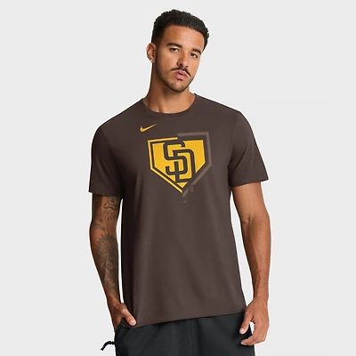 Men's Nike Brown San Diego Padres Icon T-Shirt