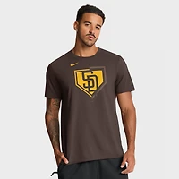 Men's Nike Brown San Diego Padres Icon T-Shirt