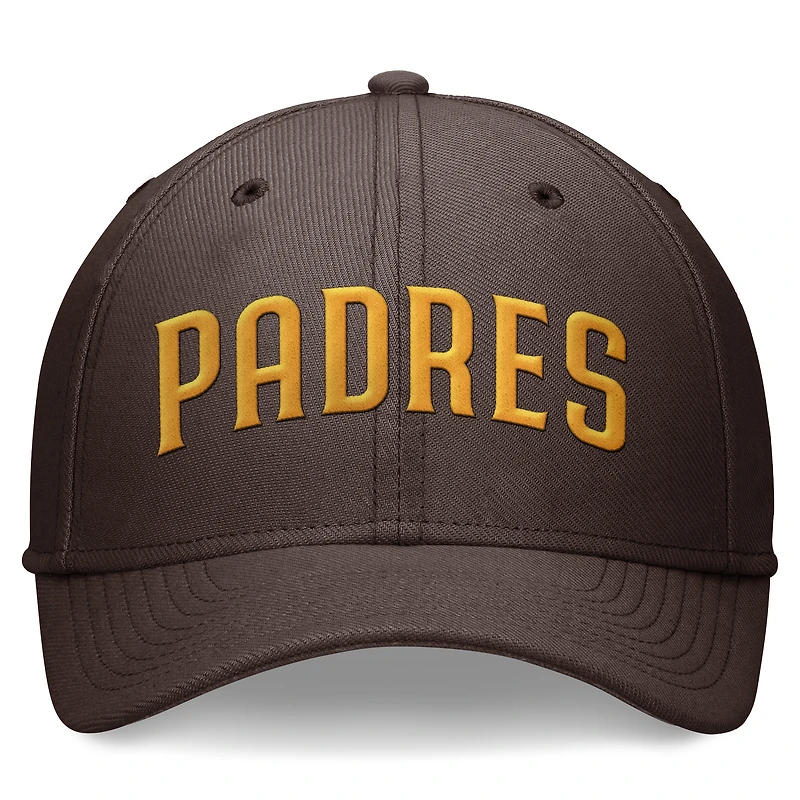 Casquette Nike Performance Flex marron pour homme des Padres de San Diego