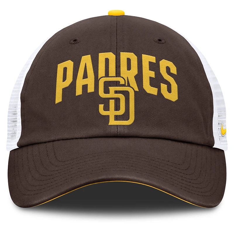 Men's Nike Brown San Diego Padres Primetime Club Adjustable Trucker Hat