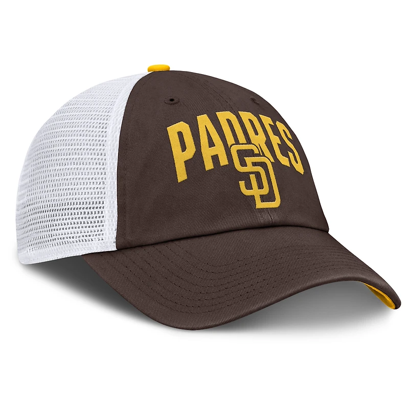 Casquette trucker ajustable Nike marron San Diego Padres Primetime Club pour homme