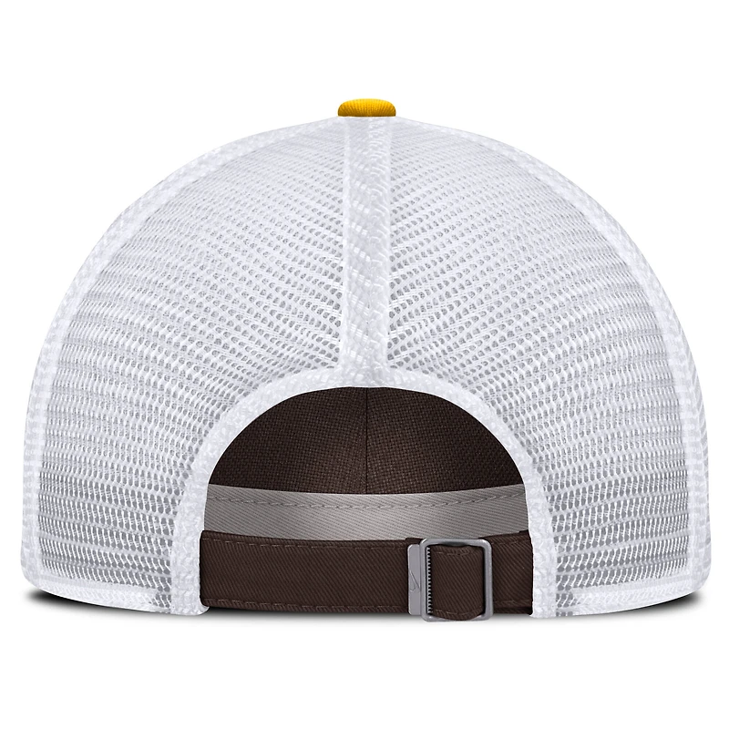 Casquette trucker ajustable Nike marron San Diego Padres Primetime Club pour homme