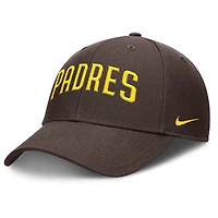 Casquette ajustable Nike Brown San Diego Padres Rise Gaberdine pour homme