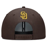 Casquette ajustable Nike Brown San Diego Padres Rise Gaberdine pour homme