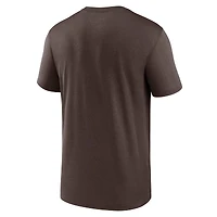 T-shirt Nike marron pour homme, modèle Stadium Legend Performance des Padres de San Diego