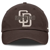 Casquette ajustable Nike marron pour homme San Diego Padres Statement Club