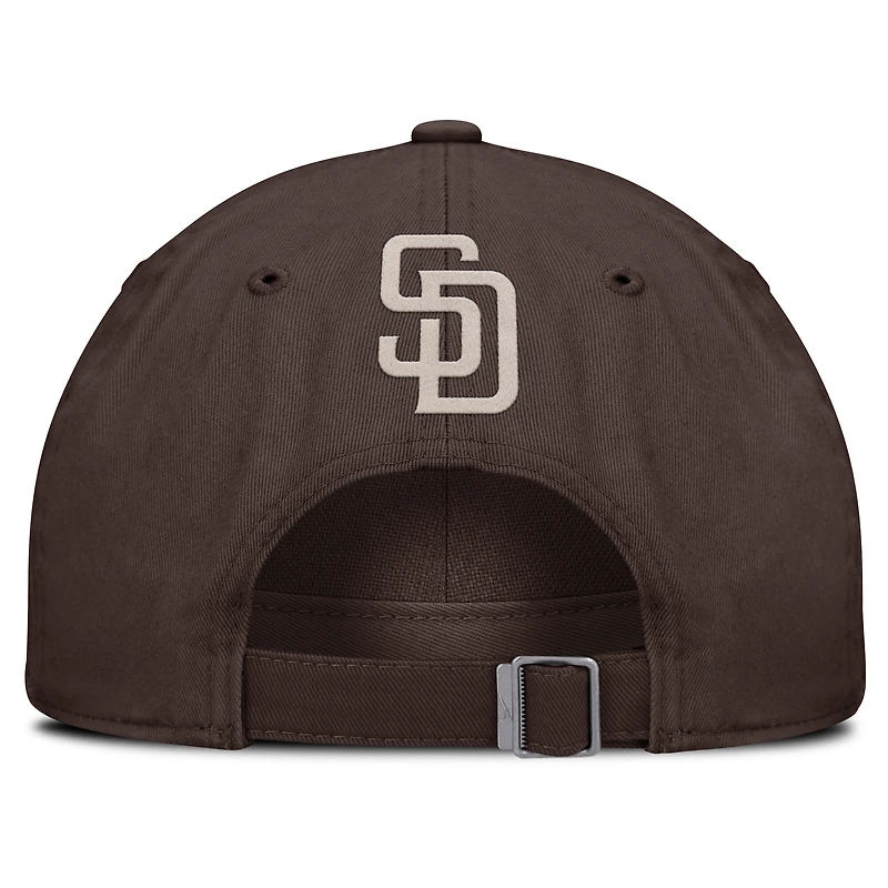 Casquette ajustable Nike marron pour homme San Diego Padres Statement Club