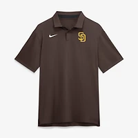 Men's Nike Brown San Diego Padres Tour Dri-FIT Polo