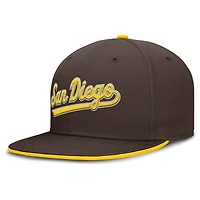 Casquette ajustée True Performance marron Nike pour homme des San Diego Padres