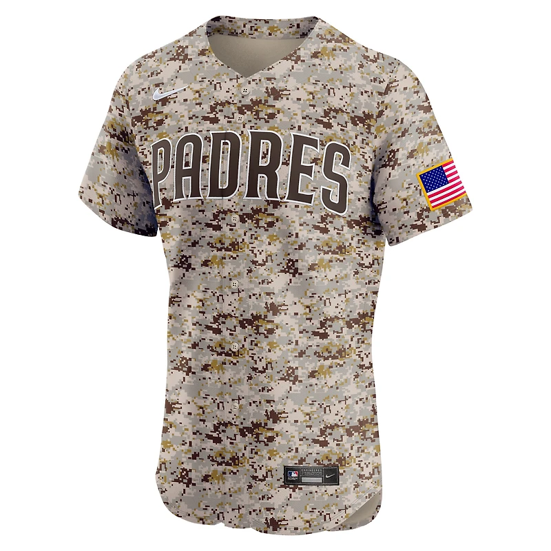 Maillot Nike Camo San Diego Padres Alternate 2 Elite pour homme