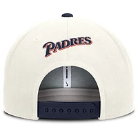 Men's Nike Cream/Navy San Diego Padres Cooperstown Pro Dri-FIT Snapback Hat