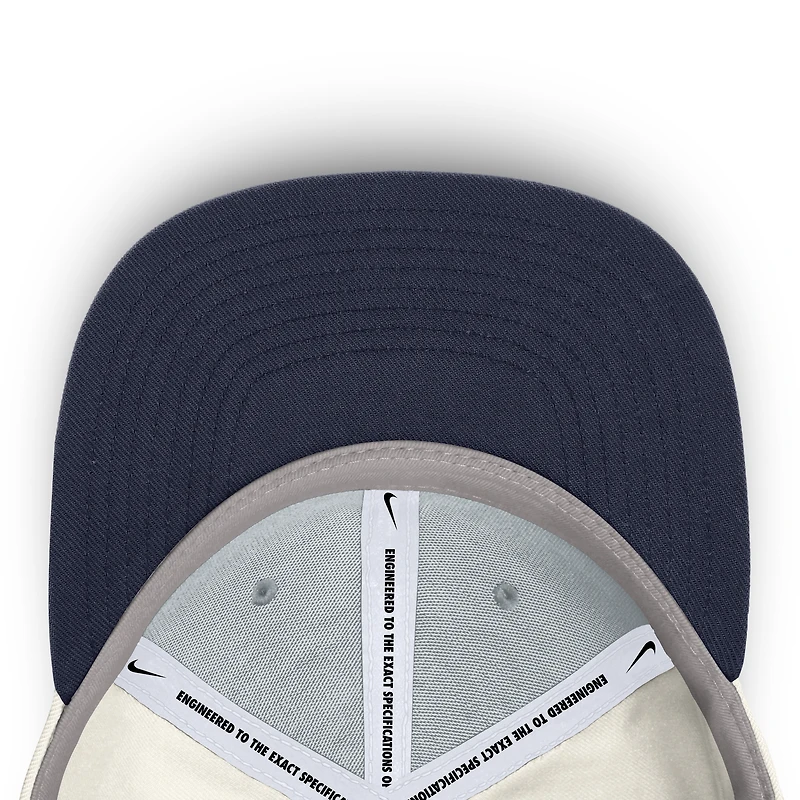 Casquette Nike crème/marine San Diego Padres Cooperstown Pro Dri-FIT Snapback pour homme