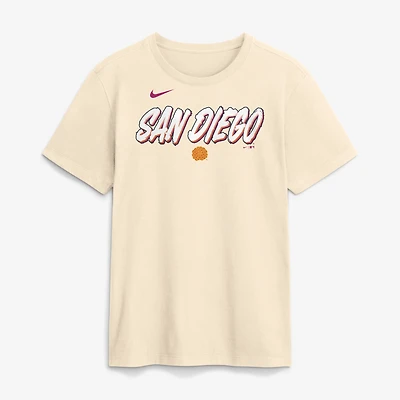 T-shirt Nike crème pour homme San Diego Padres 2026 City Connect Wordmark