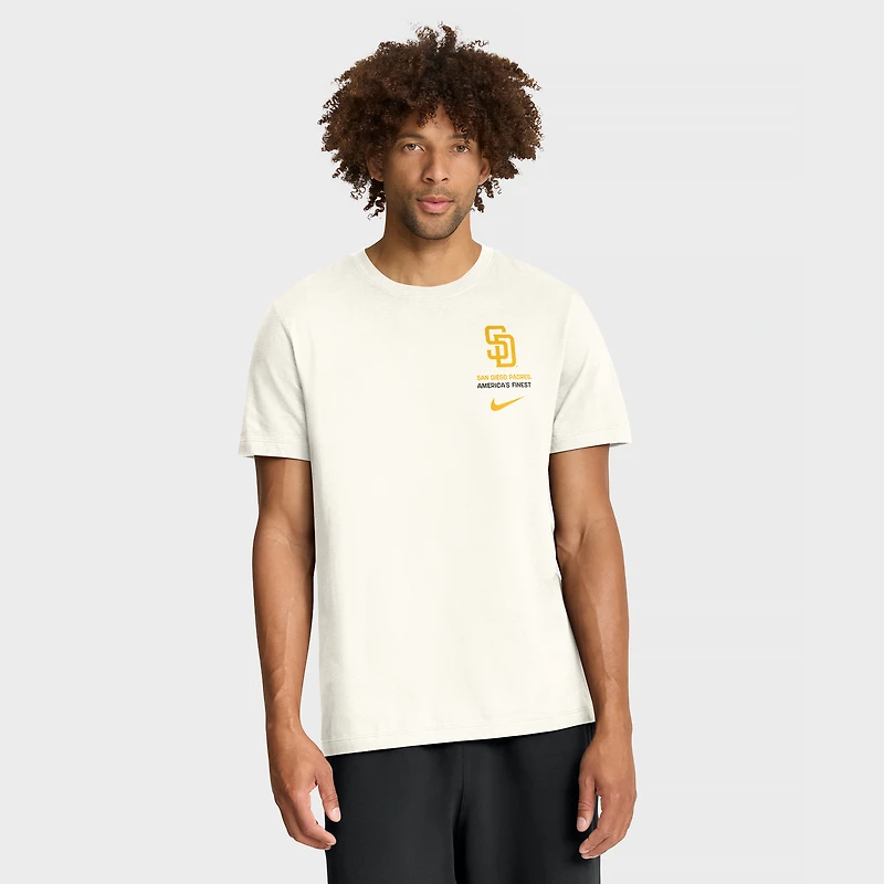 Men's Nike Brown San Diego Padres Primetime 2-Hit T-Shirt