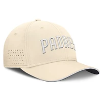 Casquette Nike Rise Performance Flex crème pour homme des Padres de San Diego