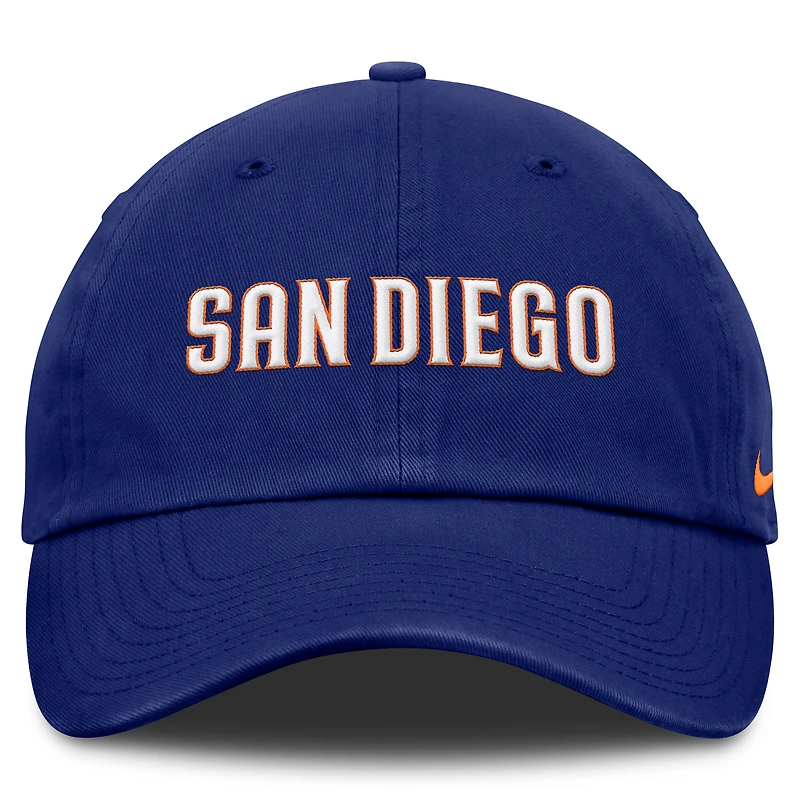 Men's Nike Deep Royal San Diego Padres Club Adjustable Hat
