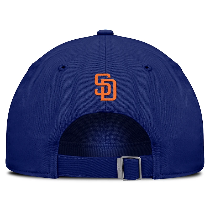 Casquette ajustable Nike Deep Royal San Diego Padres Club pour homme