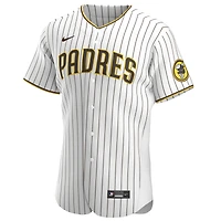 Maillot de joueur authentique Nike Fernando Tatís Jr. pour Homme Blanc/Marron San Diego Padres Domicile