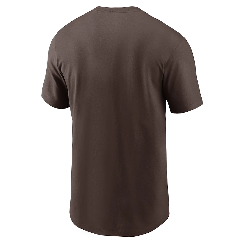 T-shirt Nike Fernando Tatis Jr. marron pour homme des San Diego Padres 2024 MLB World Tour Seoul Series Nom et numéro du joueur Event Stack