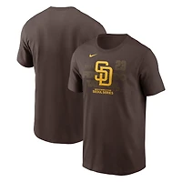 T-shirt Nike Fernando Tatis Jr. marron pour homme des San Diego Padres 2024 MLB World Tour Seoul Series Nom et numéro du joueur Event Stack
