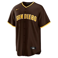 Maillot de joueur réplique alternatif des San Diego Padres Nike Fernando Tatis Jr. marron pour homme