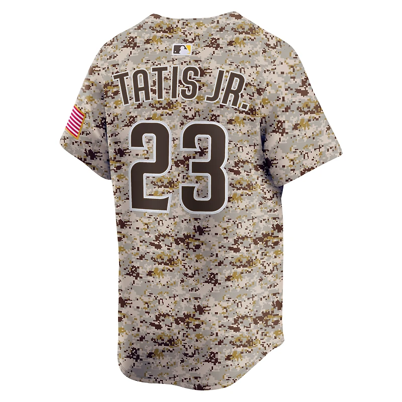Men's Nike Fernando Tatis Jr. Camo San Diego Padres Alternate 2 Limited Jersey