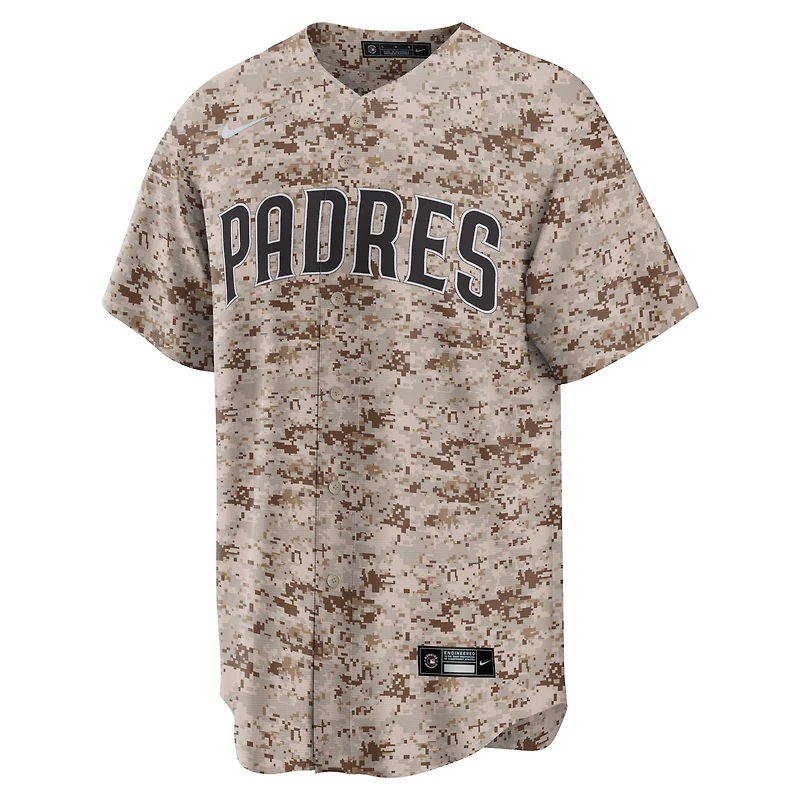 Maillot Homme Nike Fernando Tatis Jr. Camo San Diego Padres USMC Alternate Replica Player
