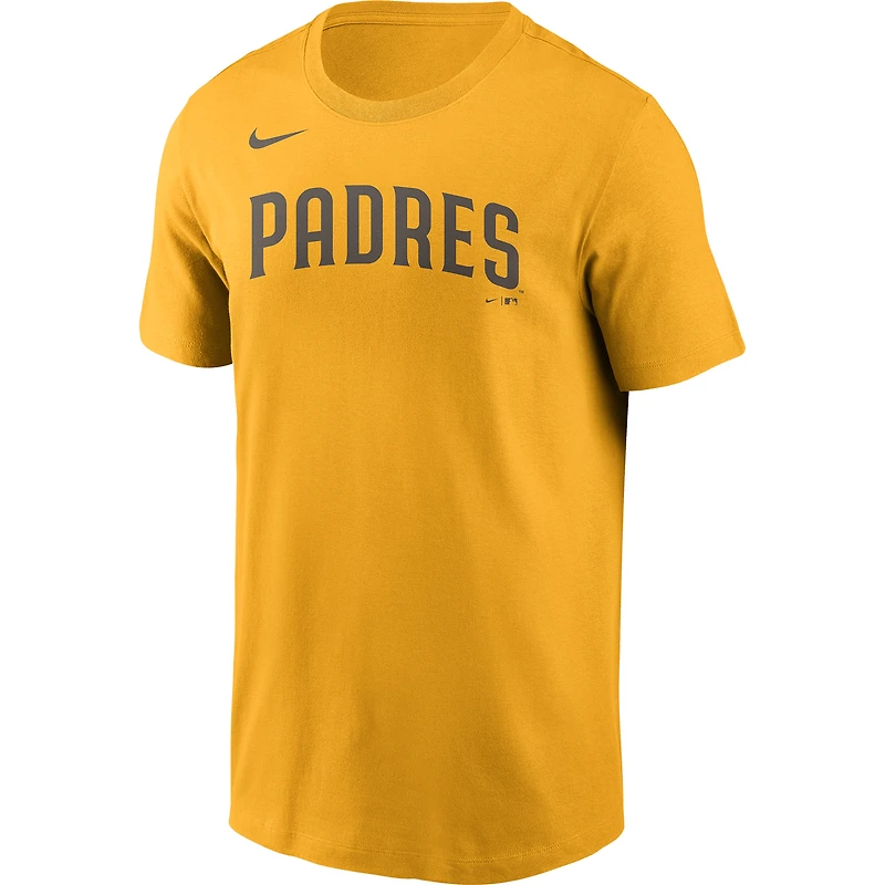 T-shirt Nike Fernando Tatis Jr. doré avec nom et numéro des San Diego Padres pour homme