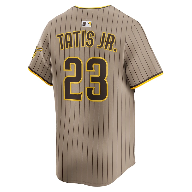 Maillot Nike Fernando Tatis Jr. pour homme, kaki, joueur alternatif limité des San Diego Padres