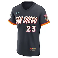 Men's Nike Fernando Tatis Jr. Obsidian San Diego Padres 2026 City Connect Authentic Sponsor Patch Jersey