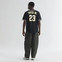 Men's Nike Fernando Tatis Jr. San Diego Padres Fashion Replica Black Out Jersey