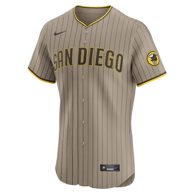 Maillot de joueur d'élite alternatif des San Diego Padres Nike Fernando Tatis Jr. Sand pour homme