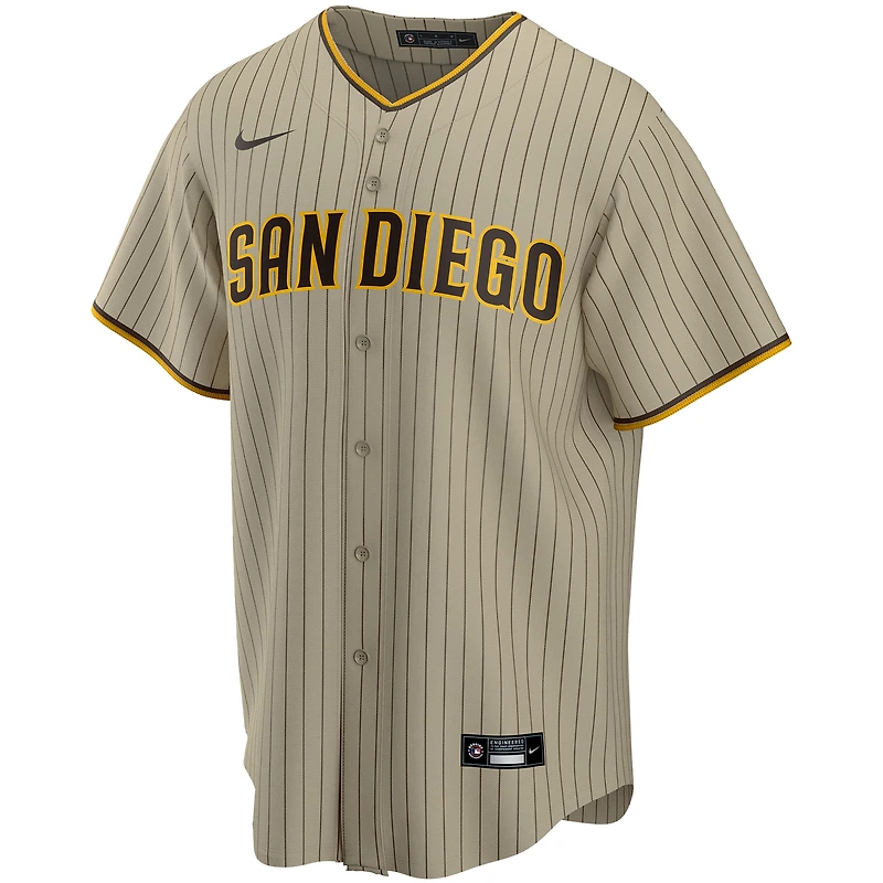 Maillot de joueur réplique alternatif des San Diego Padres Nike Fernando Tatis Jr. Tan pour homme