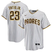 Homme Nike Fernando Tatis Jr. Blanc/Marron San Diego Padres Home Replica Player - Maillot