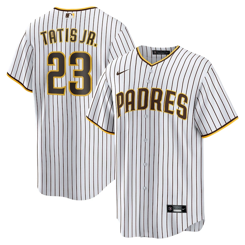 Maillot Nike Fernando Tatis Jr. pour homme, blanc, réplique domicile des Padres de San Diego