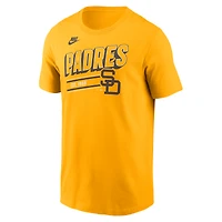 T-shirt rétro Nike Gold San Diego Padres Cooperstown Collection pour homme