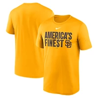 T-shirt Nike Gold San Diego Padres Local Legend Performance pour homme