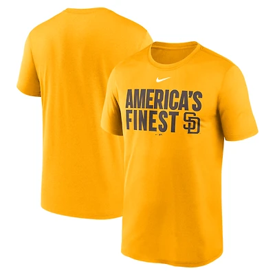 T-shirt Nike Gold San Diego Padres Local Legend Performance pour homme