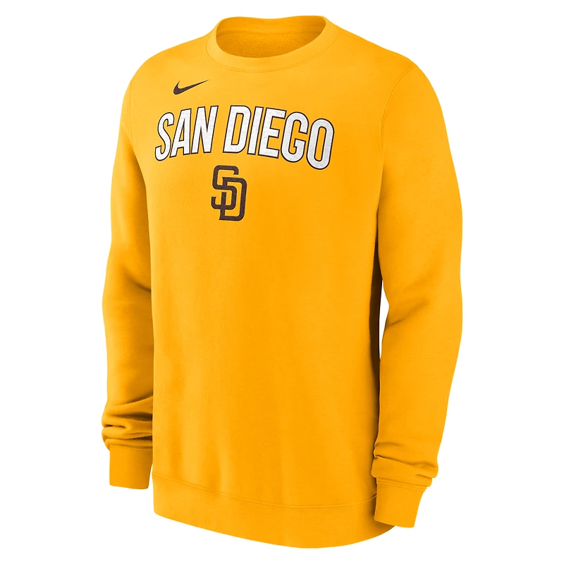 Men's Nike Gold San Diego Padres Sweatshirt