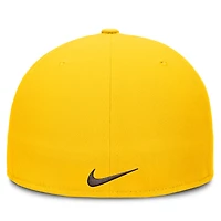 Men's Nike Gold San Diego Padres Wordmark Dri-FIT Round Bill True Fitted Hat