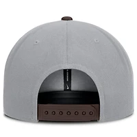 Casquette snapback Nike Primetime Pro Dri-FIT grise/marron pour homme des Padres de San Diego