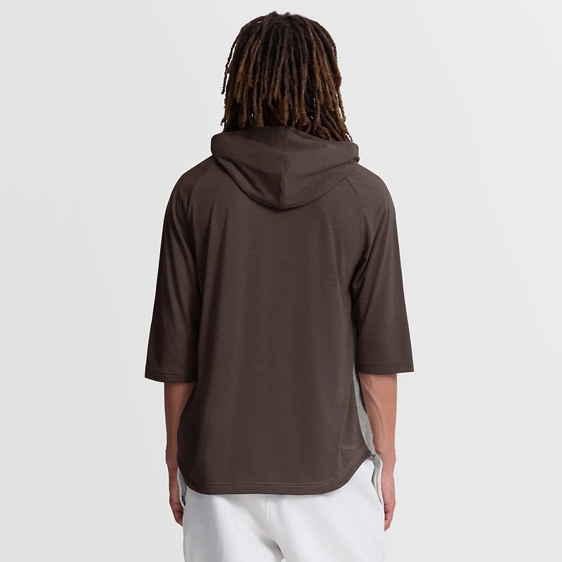 T-shirt à capuche Nike Authentic Collection Flux Dri-FIT gris San Diego Padres pour homme
