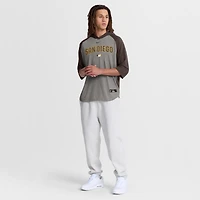 T-shirt à capuche Nike Authentic Collection Flux Dri-FIT gris San Diego Padres pour homme