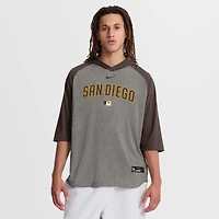 T-shirt à capuche Nike Authentic Collection Flux Dri-FIT gris San Diego Padres pour homme